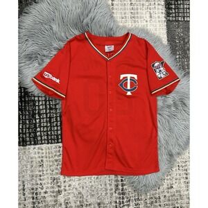 MINNESOTA TWINS MLB Eddie‎ Rosario #20 Red Baseball Jersey Boy's Size XL